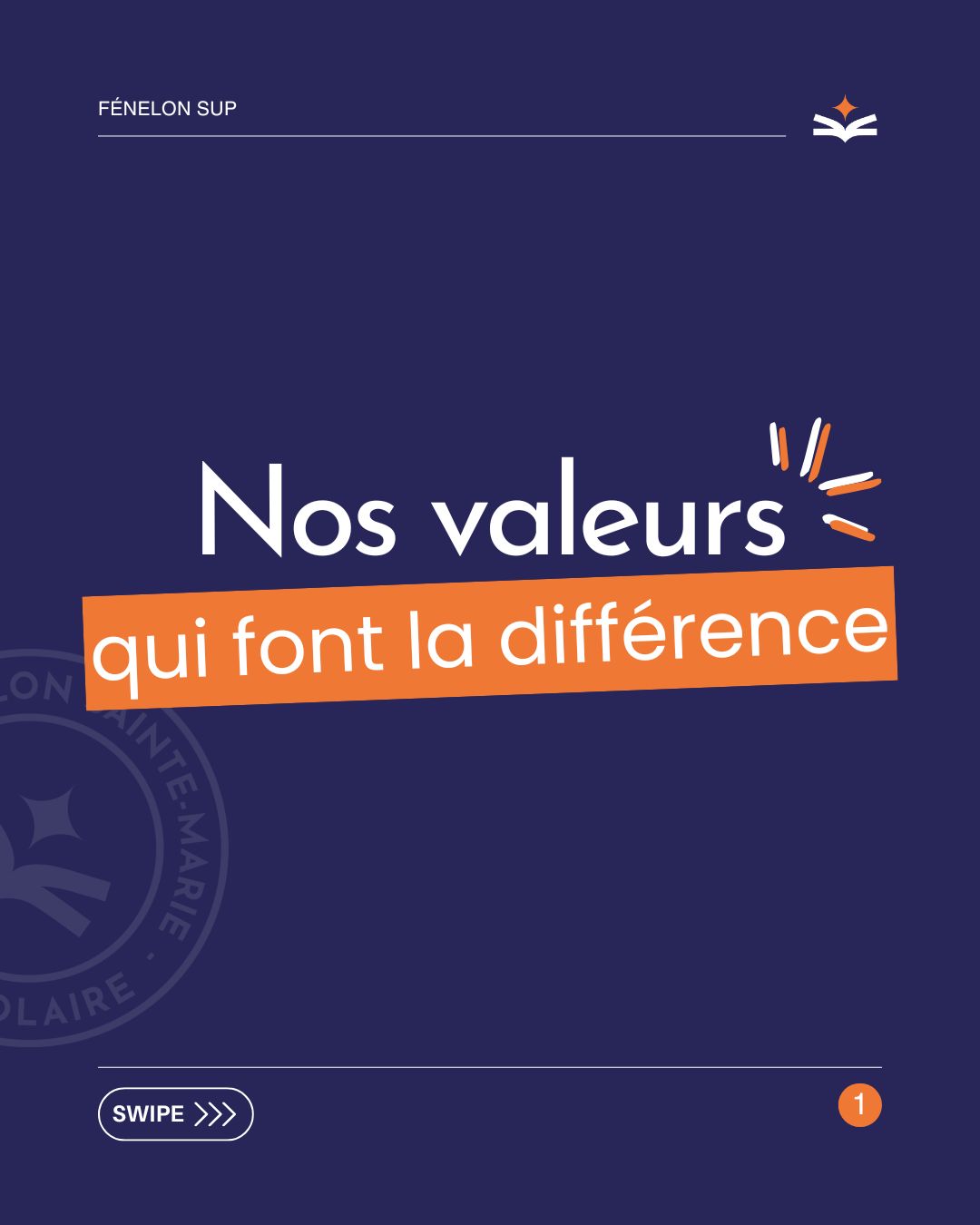 NOS VALEURS QUI FONT LA DIFFERENCE - Fénelon Sup Paris