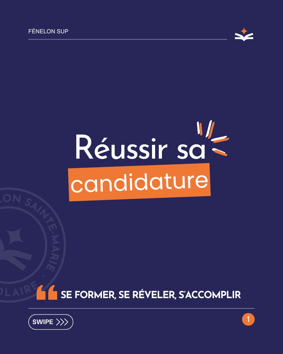 REUSSIR SA CANDIDATURE - Fénelon Sup Paris