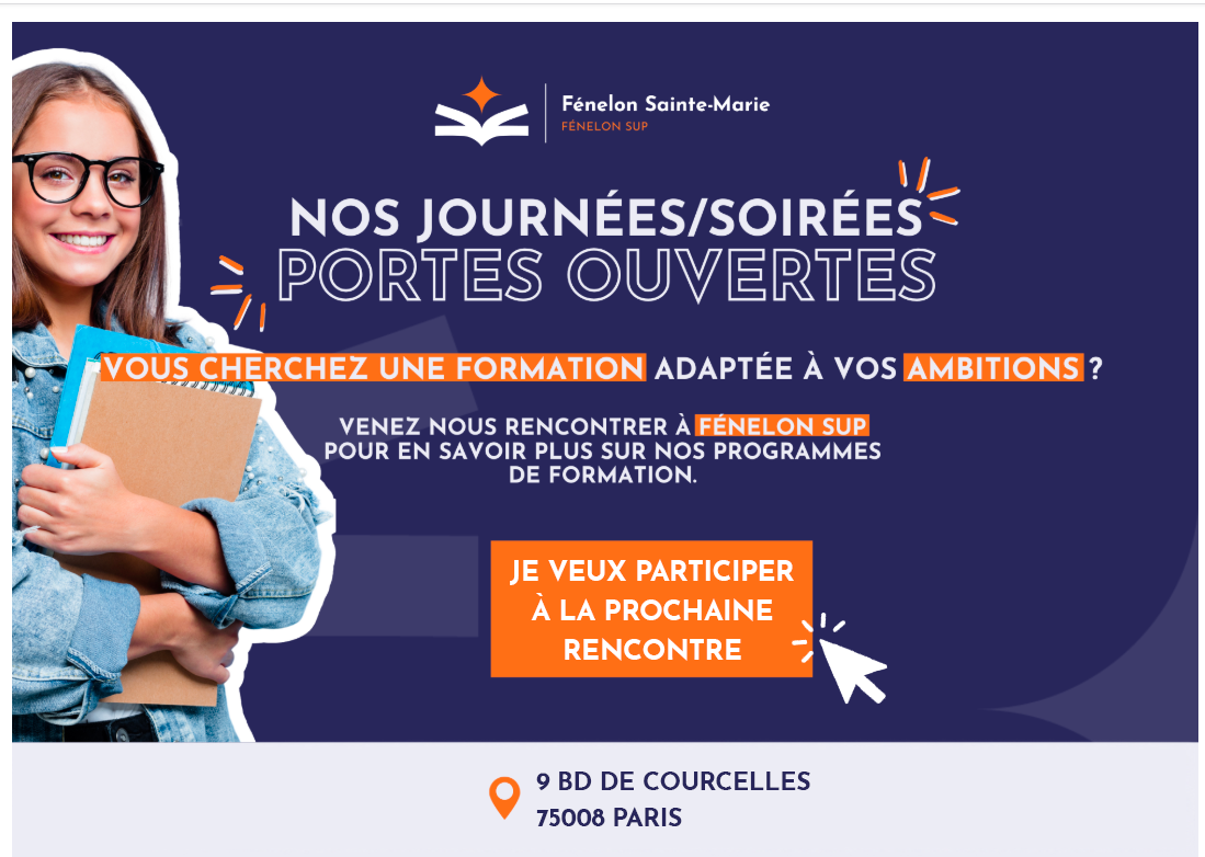 Fénelon Sup Paris - Formations supérieures - Fénelon Sup Paris