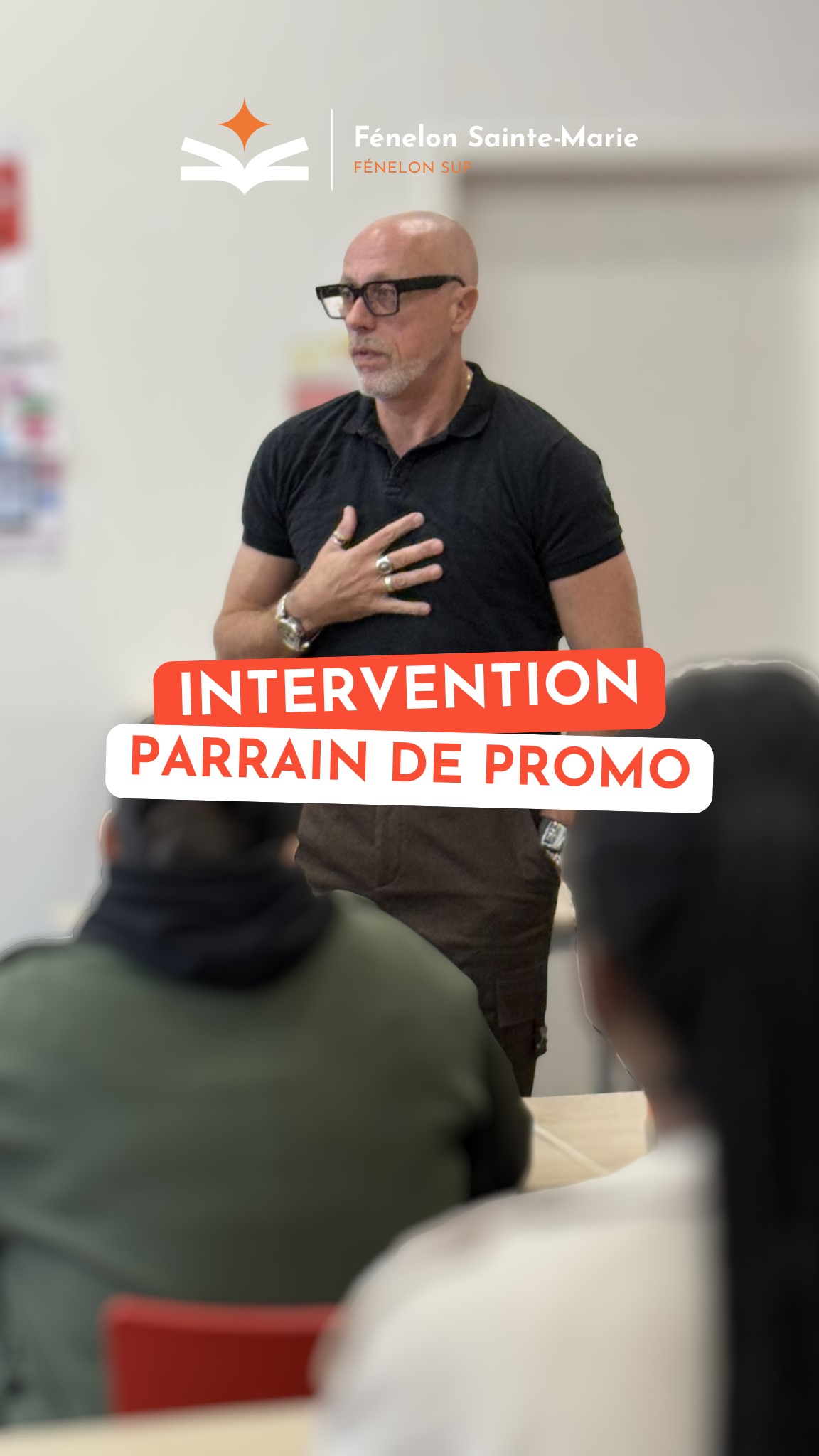 Rencontre avec Emmanuel Goffi, parrain de promo des ESF - 7 octobre 2025 - Fénelon Sup Paris